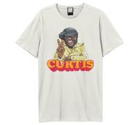 Amplified Unisex Adult Peace Curtis Mayfield T-Shirt3XL Vintage White GD3065