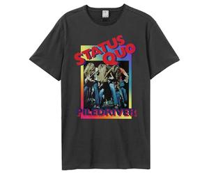 Amplified Unisex Adult Piledriver Status Quo T-Shirt (3XL) (Charcoal)