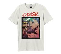 Amplified Men's Polaroid Slide Gorillaz T-Shirt in White | Size: XS Amplified White XS