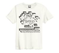 Amplified Unisex Adult Poster Pink Floyd T-ShirtXS Vintage White GD665