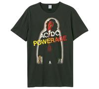 Amplified Men's Powerage AC DC T-Shirt in Charcoal | Size: 3XL Amplified Charcoal 3XL