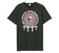 Amplified Unisex Adult Psychadelic Cross Black Sabbath T-Shi GD3108