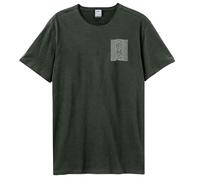 Amplified Unisex Adult Pulsar Pocket Tracklist Joy Division T-Shirt (L) (Charcoal)