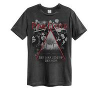 Amplified Unisex Adult Pyramid Faces Pink Floyd T-ShirtXS Charcoal GD938