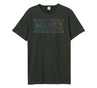 Amplified Unisex Adult Rainbow Logo Muse T-Shirt GD1337