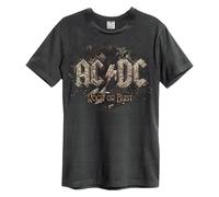Rock Or Bust Tour AC DC T-Shirt Amplified Charcoal XXXL