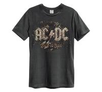 Rock Or Bust Tour Europe Dates AC DC T-Shirt Amplified Charcoal L