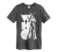 Amplified Unisex Adult Roger Singing The Who T-Shirt (XXL) (Charcoal)