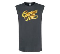 Amplified Unisex Adult Script Cypress Hill Sleeveless Tank Top (XL) (Charcoal)
