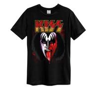 Amplified Unisex Adult Simmons Tongue Kiss T-Shirt GD3542