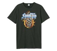 Amplified Unisex Adult Skull And Flames Spinal Tap T-Shirt GD4089
