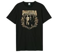 Amplified Unisex Adult Skull Frame Pantera T-Shirt GD4014