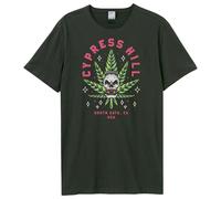 Amplified Unisex Adult Skull Leaf Cypress Hill T-Shirt GD2938