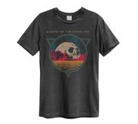 Amplified Unisex Adult Skull Planet Queens Of The Stone Age T-Shirt GD246