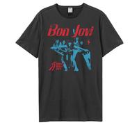 Slippery When Wet Bon Jovi T-Shirt Amplified Charcoal XXXL