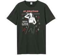 Amplified Unisex Adult So American Olivia Rodrigo T-Shirt (XS) (Charcoal)