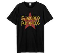 Amplified Men's Star Logo The Smashing Pumpkins T-Shirt in Black | Size: XS Amplified Black XS
