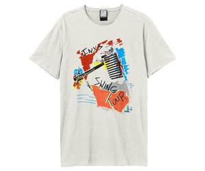 Amplified Unisex Adult Swing Tour INXS T-Shirt (M) (Vintage White)