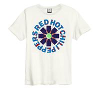 Amplified Unisex Adult The Big Race Red Hot Chili Peppers / 3XL Vintage White GD