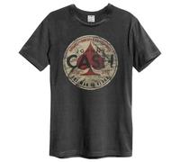 Amplified Unisex Adult The Man in Black Johnny Cash T-Shirt (XXL) (Charcoal)