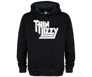 Amplified Unisex Adult Thin Lizzy Logo Hoodie (L) (Black)