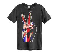 Union Jack Hand The Who T-Shirt Amplified Charcoal XXL