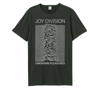 Amplified Unisex Adult Unknown Pleasures Joy Division T-Shirt GD1382