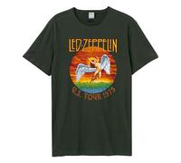 Amplified Unisex Adult US Tour 1975 Led Zeppelin T-Shirt / N/A N/A GD1603