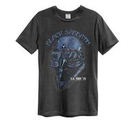 Amplified Unisex Adult US Tour 78 Black Sabbath T-Shirt GD1465