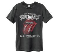 Amplified Unisex Adult US Tour 78 The Rolling Stones T-Shirt GD1476