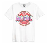 Amplified Unisex Adult Vintage 79 AC/DC T-Shirt / XS Vintage White GD176