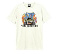 Amplified Men's Vintage Muscle Car Stone Temple Pilots T-Shirt in White | Size: XL Amplified White XL