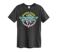 Amplified Unisex Adult World Tour 78' Van Halen T-Shirt GD775