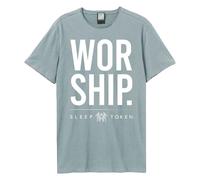 Worship Sleep Token T-Shirt Amplified Pale Blue S