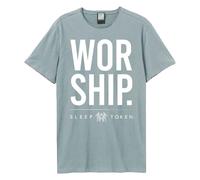 Worship Sleep Token T-Shirt Amplified Pale Blue L