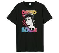 Amplified Unisex Adult Ziggy Ombre Stardust David Bowie T-Sh GD3591