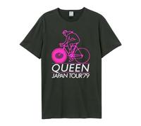 Amplified Unisex Japan Tour 79 Queen T-Shirt XXL Charcoal
