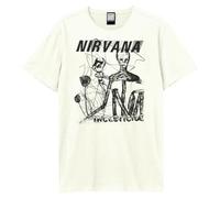 Amplified Unisex Nirvana Photocopy T-Shirt (L) White