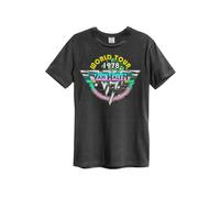 Amplified Van Halen World Tour 78' Mens T-Shirt in Charcoal (S)