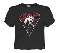74 Blondie Crop T-Shirt Amplified Charcoal S
