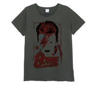 Aladdin Sane David Bowie T-Shirt Amplified Charcoal M
