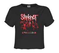 Amplified Women's Code Slipknot Crop Top in Charcoal | Size: XL Amplified Charcoal XL