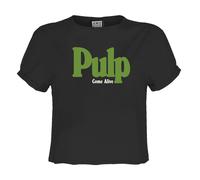 Amplified Women's Come Alive Pulp Crop Top in Charcoal | Size: 2XL Amplified Charcoal 2XL