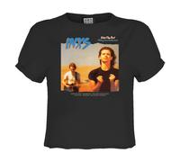Amplified Women's Kiss The Dirt INXS Crop Top in Charcoal | Size: 2XL Amplified Charcoal 2XL