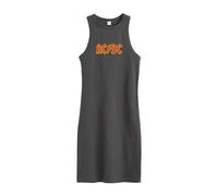 Amplified Womens/Ladies AC/DC Slim Sleeveless Dress (S) (Charcoal)