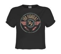 Amplified Womens/Ladies Air Foo Fighters Crop Top GD462