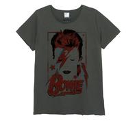 Aladdin Sane David Bowie T-Shirt Amplified Charcoal S