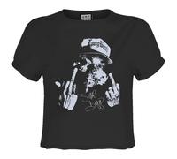 Amplified Womens/Ladies Big Smoke Snoop Dogg Crop Top GD4286