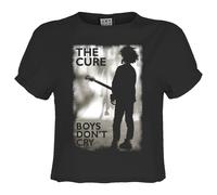 Amplified Womens/Ladies Boys Don't Cry The Cure Crop Top GD2741