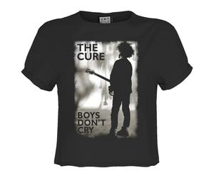 Amplified Womens/Ladies Boys Don't Cry The Cure Crop Top GD2741